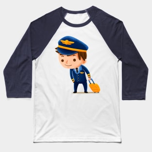 Kids Pilot Baseball T-Shirt